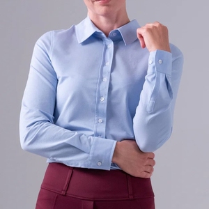Superbe chemise équestre coupe technique confortable vêtements personnalisés en vrac vente en gros d'équitation couche de base chemises hautes - Product Image 5