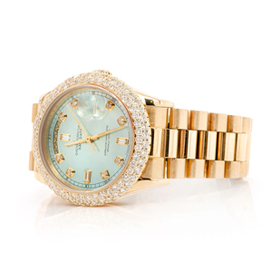 Reloj de Pulsera de Lujo para Hombre, Diseño Cuadrado, Acero Inoxidable, Cuarzo, Estilo Hip Hop, con Diamantes Moissanite, Cristal Personalizado, Edición Limitada de 20 mm - Product Image 2