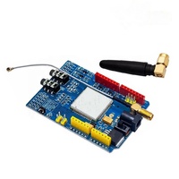 Bouclier de carte de développement de Module de communication sans fil GSM GPRS quadri-bande compatible avec SIM900 pour la transmission de données d'appel SMS