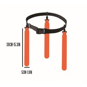 American Football Indoor Outdoor Training <b>Set</b> PVC Custom Triple Threat Flag Football Belts Durable Lightweight - Product Image 1