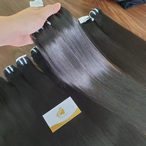 Extensiones de cabello Remy vietnamita virgen 100% 8-32 pulgadas Super doble hueso recto todos los colores tinte Compatible precio al por mayor - Product Image 1