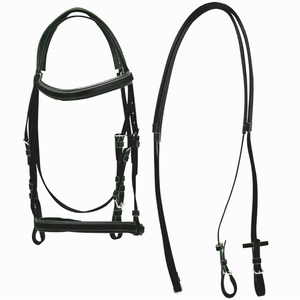 Top venta de caballo PVC recubierto Resistencia Halter Brida Pecho Collar Riendas en el precio más barato de la India - Product Image 2