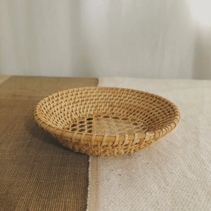 ถาดหวาย ตะกร้าหวาย ถาดหวายตกแต่ง - Product Image 1