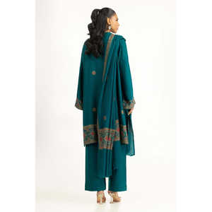 Traje Formal de 3 Piezas con Bordado de Pashmina IUSTKSD-1271 - Product Image 1