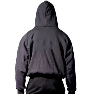2024 sudaderas con capucha personalizadas de alta calidad para hombre, Sudadera con capucha y cremallera, ropa informal para hombre, sudadera con bolsillos personalizados con cremallera - Product Image 3