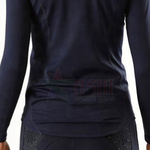 Sweat-shirt d'équitation pour femmes, coupe régulière, polyester et élasthanne, haute performance, imperméable, coupe-vent, haut professionnel - Product Image 6
