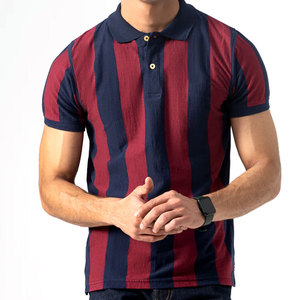 Camiseta Polo de Manga Corta Ligera y Elegante, Cuello Camisero, 100% Algodón, Servicio OEM, Estampado, Camisetas Polo para Hombre - Product Image 2