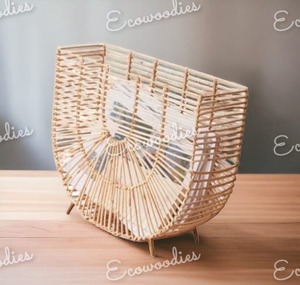 ชั้นวางนิตยสารหวายหรูหราทันสมัยชั้นวางนิตยสารหนังสือพิมพ์ใช้สำหรับบ้านโรงแรมสำนักงาน - Product Image 3