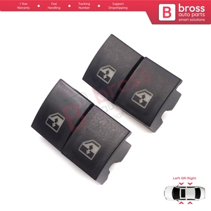 ฝาครอบปุ่มควบคุมสวิตช์หน้าต่าง BDP105-2 4 ชิ้น สำหรับซ่อมแซม Astra H Zafira B Tigra B 6240452 - Product Image 2