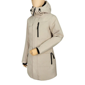 เสื้อแจ็คเก็ตขนเป็ดสำหรับผู้หญิงเสื้อโค้ทฟองตัวยาวโอเวอร์ไซส์ออกแบบโลโก้ได้ตามต้องการสำหรับฤดูหนาว - Product Image 2