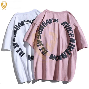 Vente en gros de sport pour hommes, logo personnalisé, costume lourd pour hommes, costume respirant à la mode, vêtements pour hommes, t-shirt vierge avec impression bouffante - Product Image 5