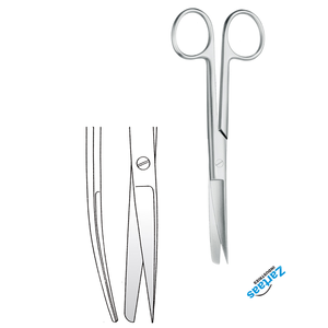 กรรไกรผ่าตัดแบบแมนนวลคม/ทื่อตรง20ซม. ทำจากสเตนเลสสตีล - Product Image 3