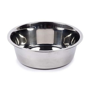 Bol de nourriture pour animaux de compagnie en acier inoxydable de forme ronde bol pour chien de taille personnalisée pour accessoires de décoration de jardin - Product Image 3