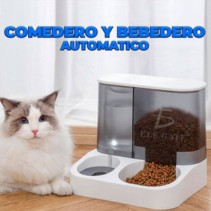 Comederos Automáticos para Mascotas - Dispensador de Agua y Comida de Acero Inoxidable, 1L de Agua y 2.8L de Comida, Fuente de Alimentación Incluida, en Caja - Product Image 4