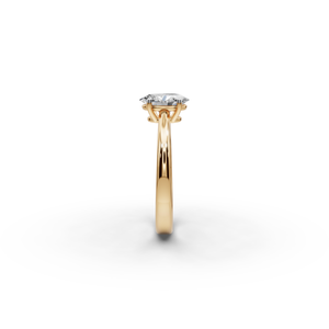 Anillo Solitario con Diamante Ovalado Cultivado en Laboratorio de 1.00 Quilates - Product Image 3