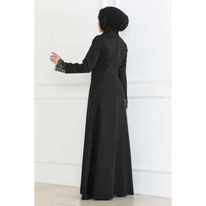 Robe décontractée en coton 100% mauve 6117 - Product Image 4