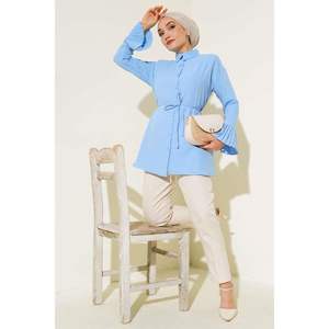 Chemise Plissée Bleu - Product Image 2