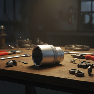 Hazet 3/4'' Short 6-Point Metric Square <b>Socket</b> - Product Image 3