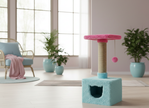 Griffoir pour chats Amistar Berry Cloud de haute qualité, adapté aux chats et chatons de toutes races et tailles. - Product Image 4
