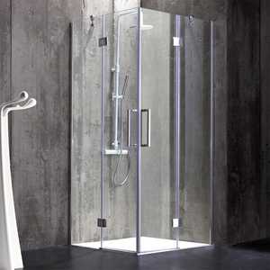 Box Doccia Senza Telaio 80x80 con Vetro da 6mm per Set Bagno - Product Image 2