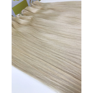 Extensiones de cabello humano Remy vietnamita, Color Rubio, trama recta Natural, cutícula alineada y sin procesar, pelucas frontales - Product Image 2