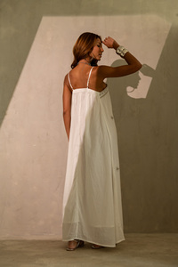 2025 Sleeveless With Pockets A-lien Elegant 100% Linen Women <b>Slip</b> Dress Linen Maxi Lightweight Long Sleeveless Dress Autumn - Product Image 5