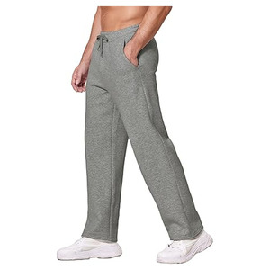 Pantalon de survêtement pour homme avec cordon de serrage, design écologique, respirant, polyester/coton, impression de logo personnalisée, hiver, grammage lourd - Product Image 3