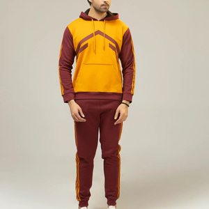 Vente en gros 2025 – Survêtement d'hiver décontracté pour homme, de haute qualité, uni, teint, personnalisable, à manches longues, en promotion en ligne - Product Image 3