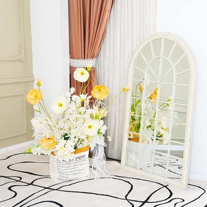 Espejo <span class=keywords><strong>de</strong></span> pared para jardín, <span class=keywords><strong>ventana</strong></span> grande, arco rústico <span class=keywords><strong>de</strong></span> Metal, para granja, decorativo, al aire libre, venta al por mayor - Product Image 4