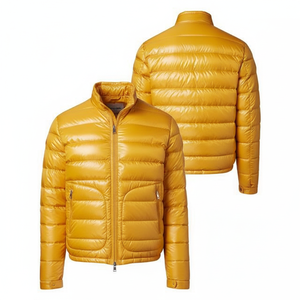 Abrigo Largo de Invierno para Hombre, Diseño Acolchado, Chaqueta con Capucha, Estilo Burbuja, Tela de Lona y Cuero, Cálido, Mejor Precio, Personalizable OEM - Product Image 3
