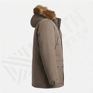Veste parka matelassée pour homme, imperméable, manteau d'hiver, isolée, thermique, chaude, vêtements d'extérieur résistants, protection contre la neige, respirante - Product Image 3