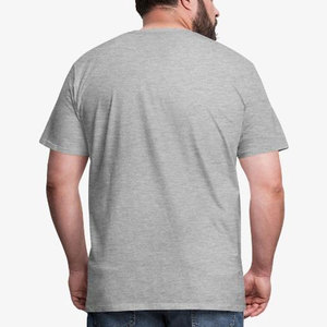 T-shirts gris chiné en trois mélanges T-shirts pour hommes de luxe de qualité supérieure à la coupe régulière - Product Image 3