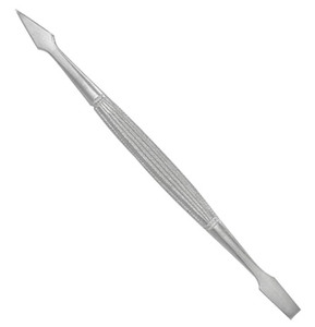 Logo personnalisé en acier inoxydable ongles cuticules poussoir pour manucure et nettoyage des ongles - Product Image 1