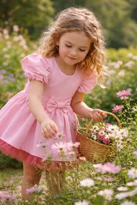 Vestido Infantil de Alta Calidad, 100% Algodón, Certificado Oeko-Tex, Disponible en Stock, Faldas Casuales OEM, Ropa para Niña Pequeña - Product Image 6
