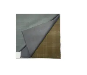 Novo preço por atacado estoque sarja tecido pano poliéster tecido boucle tweed tecido de lã Exportação da Índia