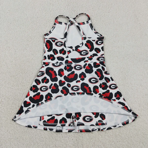 Robe sans manches pour filles avec nœuds et fleurs, motif drapeau du 4 juillet, style yoga - Product Image 4