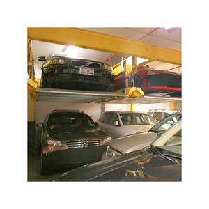 Apilador de almacenamiento de polipasto de vehículo doble de venta de fábrica certificado CE 4 postes 2 niveles elevador de estacionamiento de elevador de coche - Product Image 4