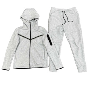 Chándal Deportivo de Felpa Técnica 2026 para Hombre, Chándal de Alta Calidad con Logotipo Personalizado, Sudadera con Capucha Transpirable con Cremallera, Chándal de Invierno - Product Image 5