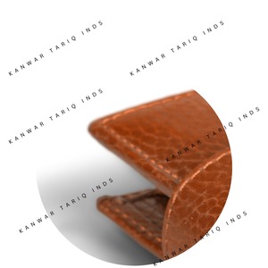 Sac en cuir véritable pour ordinateur portable Trendy Waterproof Quality Vintage Style Short Slim Bifold Real Leather Wallet - Product Image 5