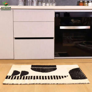 Alfombras de Lana Coloridas para el Hogar, Alfombras Acolchadas y Hechas a Mano para Dormitorio y Sala de Estar - Product Image 6