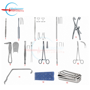 Juego de Instrumentos Quirúrgicos de Precisión para Cirugía General, 28 Piezas, Herramientas Manuales de Acero Inoxidable, Certificación CE Clase I - Product Image 4