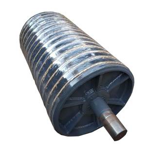 <span class=keywords><strong>Precio</strong></span> de Fábrica OEM, Tambor de Polea de Transmisión de Correa Transportadora con Recubrimiento de Goma, Tambor de Soporte con Revestimiento de Goma para Correa Transportadora - Product Image 6