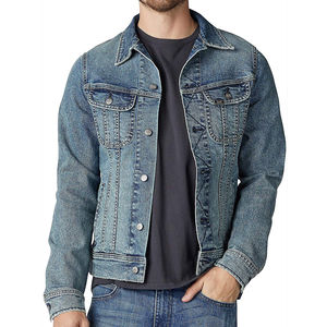 Nouvelle veste pour homme, veste homme élégant OEM personnalisé hiver hommes Zip Denim veste surdimensionné Hip Hop Street OEM Service. - Product Image 1