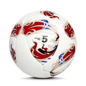 Ballon de football en PU cousu à la machine avec vessie en butyle taille 5 pour l'entraînement en équipe ou les matchs récréatifs - Product Image 3