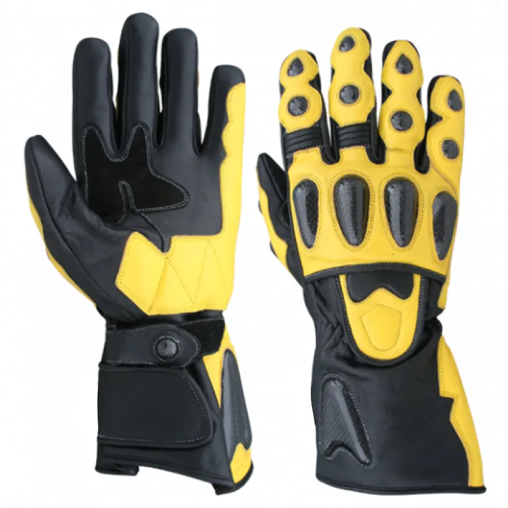 Sıcak satış motosiklet eldivenleri keçi deri motosiklet motokros Motor yarışı aşınma erkek motosiklet eldivenleri