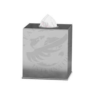 Galvanized Metal <b>Napkin</b> Storage Box Facial Tissue Cover Wedding Event <b>Napkin</b> <b>Holders</b> Galvanized Metal Tissue Box <b>Holder</b> - Product Image 4