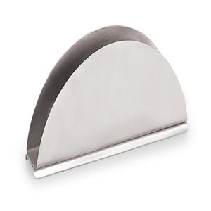 Porte-serviettes moderne en acier inoxydable en forme de D, finition mate, écologique, compatible lave-vaisselle, résistant à la rouille, support de serviettes de table - Product Image 3