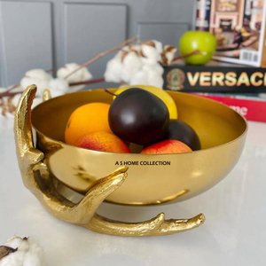 Ensemble de bols de service plaqués argent en forme de feuille luxueux plats artisanaux de haute qualité pour les fêtes d'accueil des occasions spéciales - Product Image 3