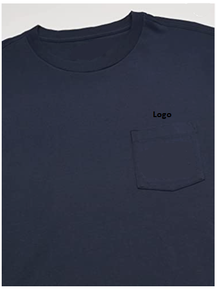 Camiseta de manga corta para hombre, camisa con bolsillo 100% de poliéster, ropa de cierre importada, lavado a máquina, superventas - Product Image 6