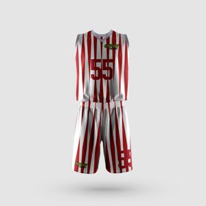 Men's Reversible Basketball Jersey <b>Set</b> Personalized Summer Uniform with Breathable Feature Plus Size Printed Technics - Product Image 6